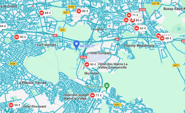 carte hotel google